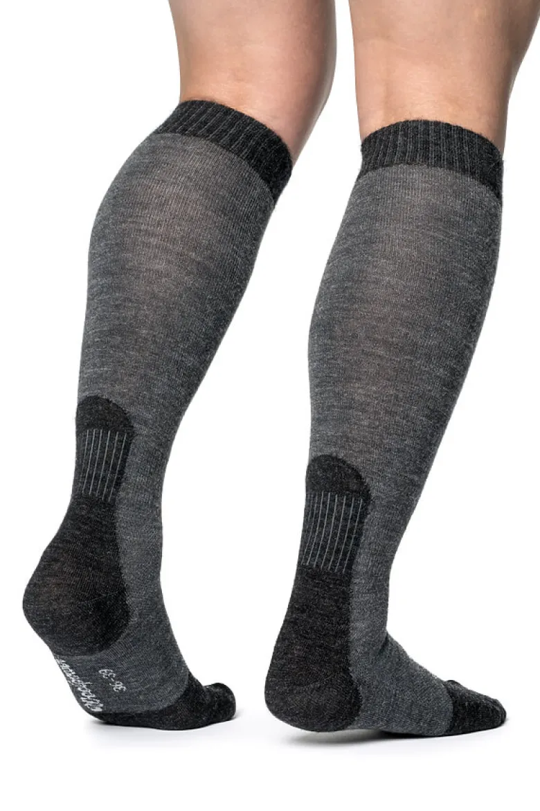 Socks Skilled Liner Knee-High | Dark Grey/Grey