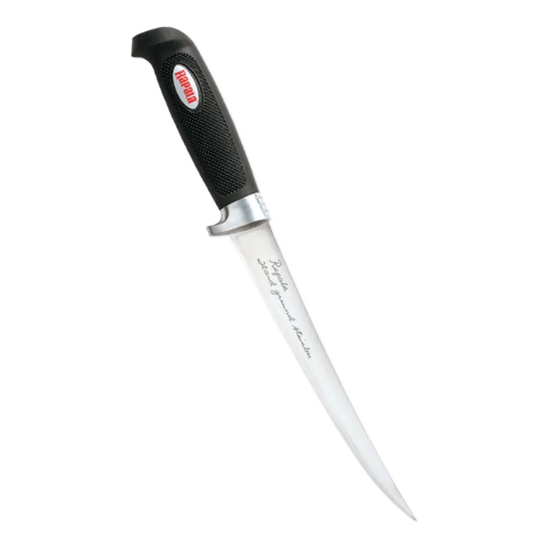 Soft Grip Fillet Knives with Sharpener