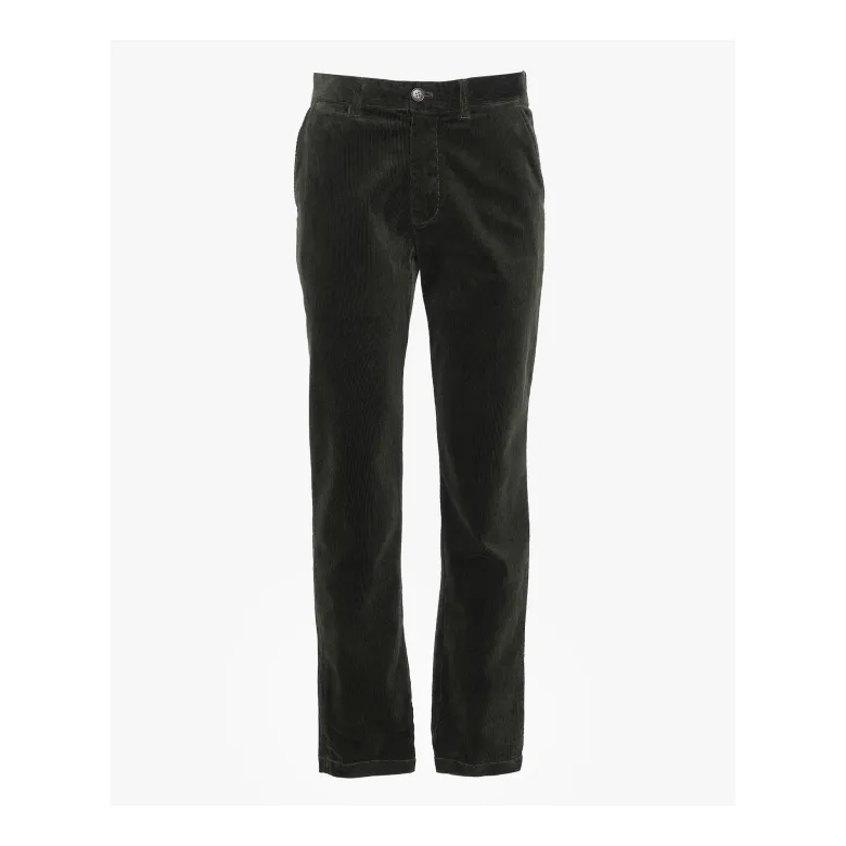 Stretch Cord Tailored Fit Trouser | Olive Forest