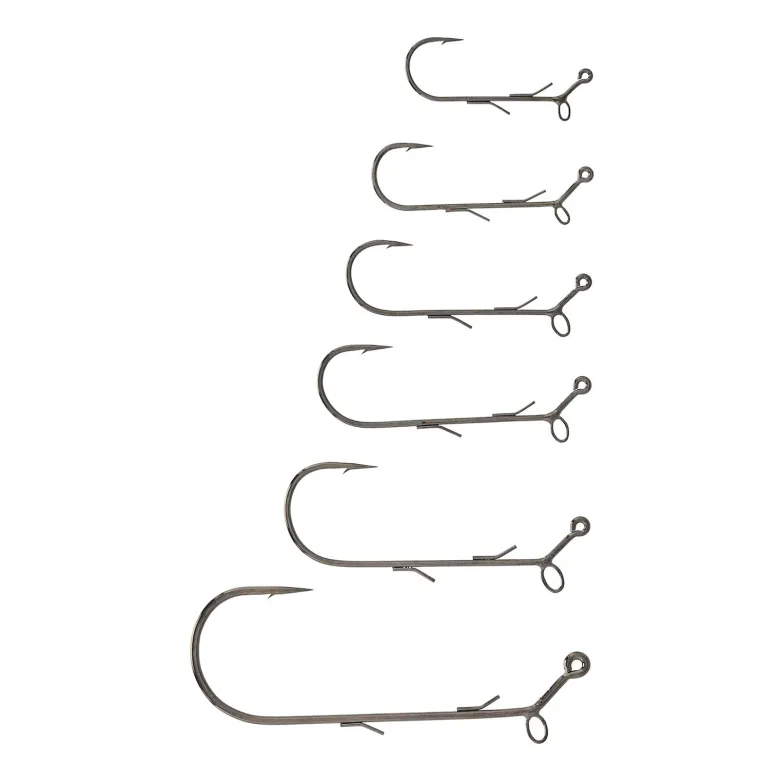 SWITCH RIG HOOK #3/0 BLACK NICKEL 5PCS