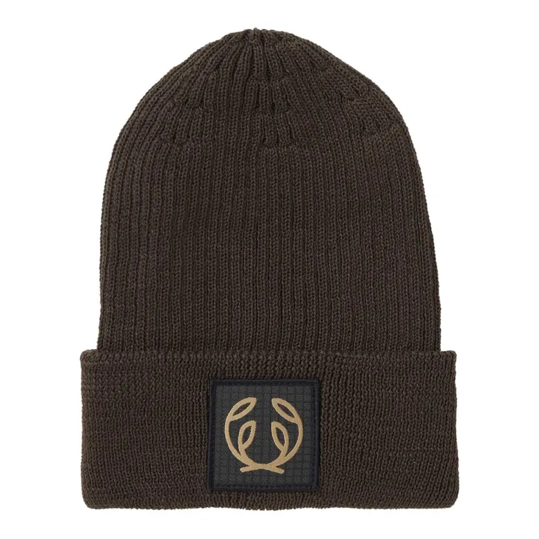 Symbol Beanie | Leather Brown