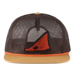 Tailing Red Mesh Trucker | Unisex | Dark Brown/Whiskey
