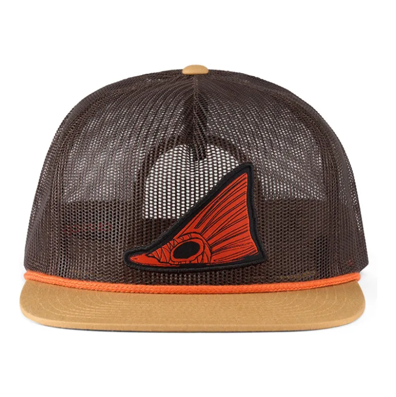 Tailing Red Mesh Trucker | Unisex | Dark Brown/Whiskey