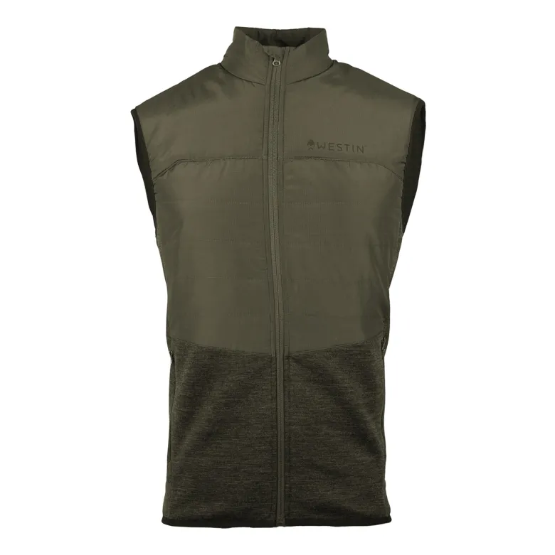 THERMO KNIT VEST M BELUGA GREEN | MEDIUM