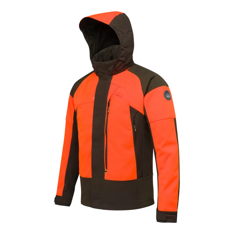 Thorn Resistant EVO Jacket | Brown Bark & Orange