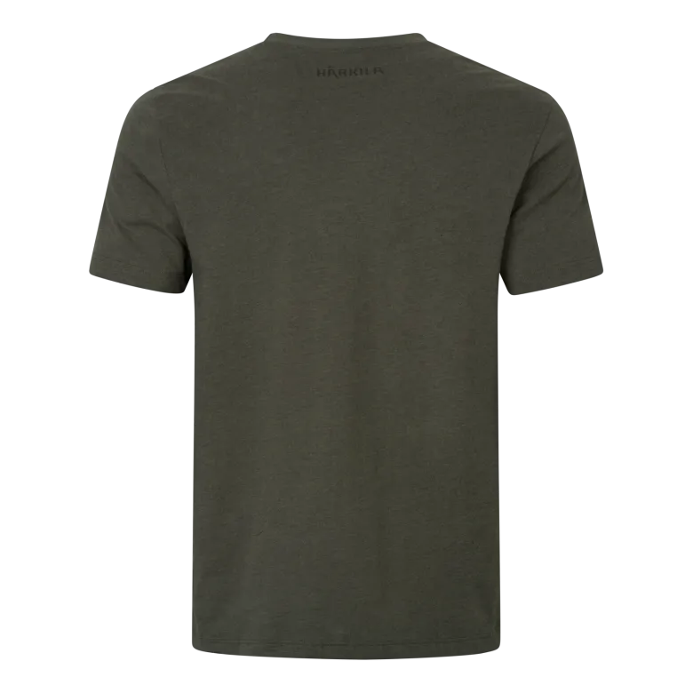 Topp kortärmad T-shirt | Forest night grouse