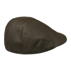 Torre Waxed Cotton Sixpence Cap | Leather Brown
