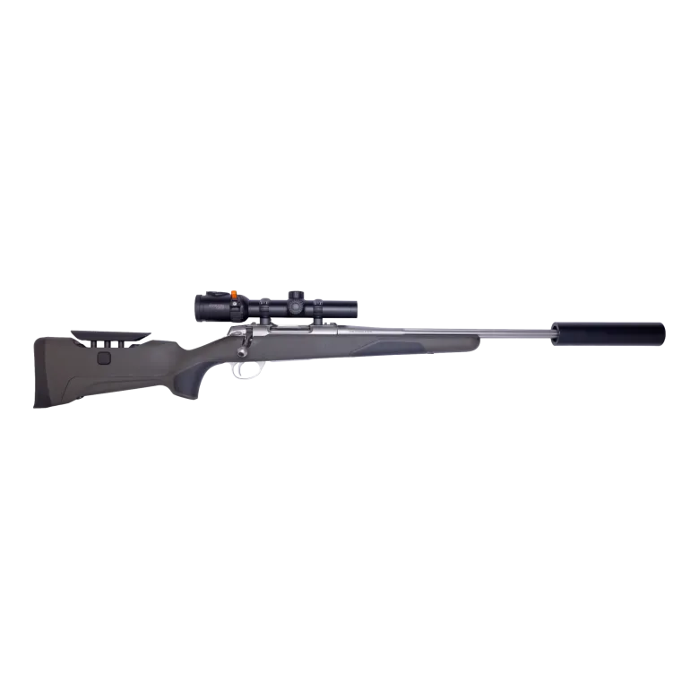 Vapenpaket Sako 90 Finnlight Stainless - Swarovski Z8+ 1-8x24 - Rcc hunter