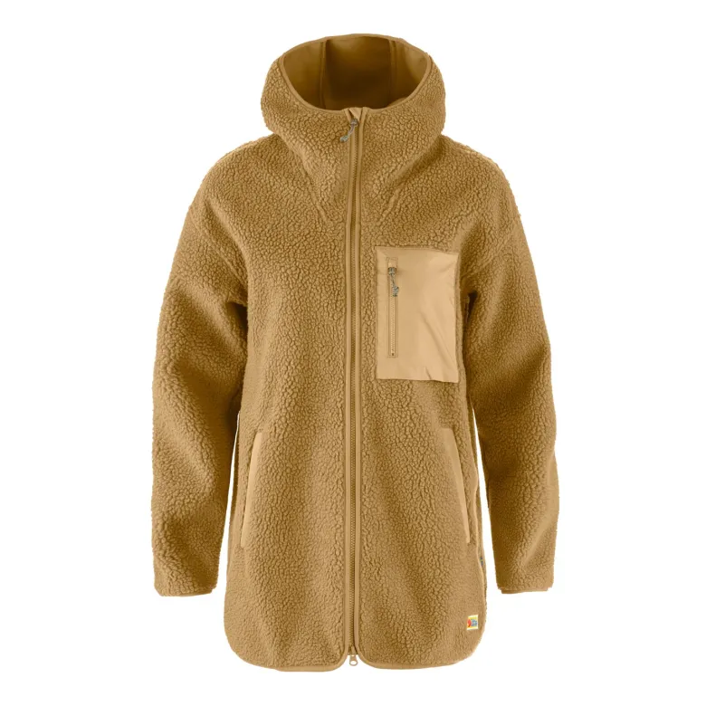 Vardag Pile Fleece Long W | Buckwheat Brown