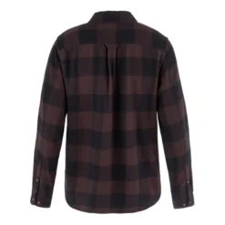 Övik Heavy Flannel Shirt W | Black Oak-Black