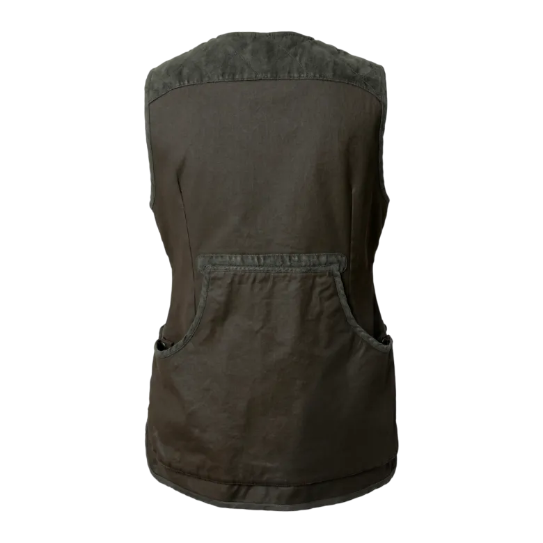 Vintage Dogsport Vest Women | Leather Brown