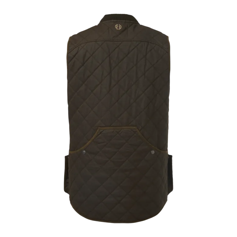 Vintage Original Shooting Vest Men | Leather Brown