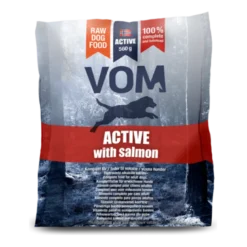 VOM - Active | Helfoder med Lax | Frysta köttbullar | 560 gr