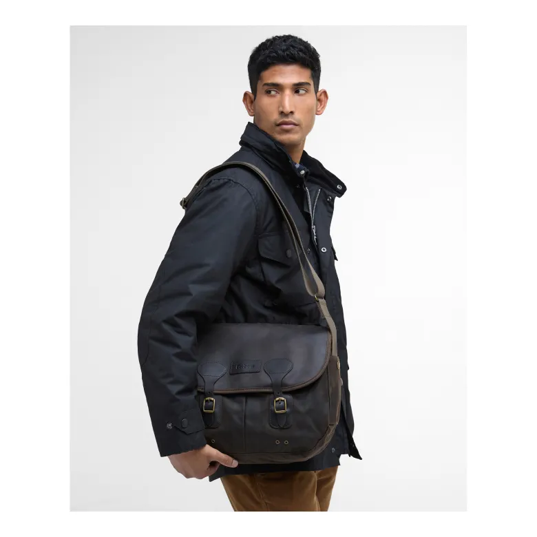 Wax Leather Tarras Crossbody | Olive