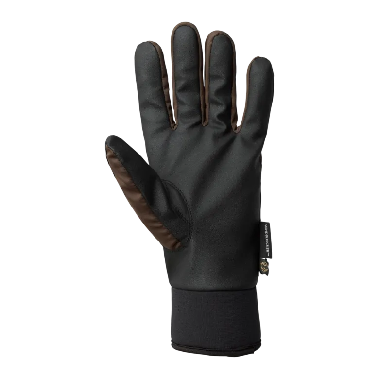 Windblocker Warm Shooting Gloves | Leather Brown
