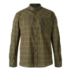 Wolf Shirt | Herr | Green/Terracotta