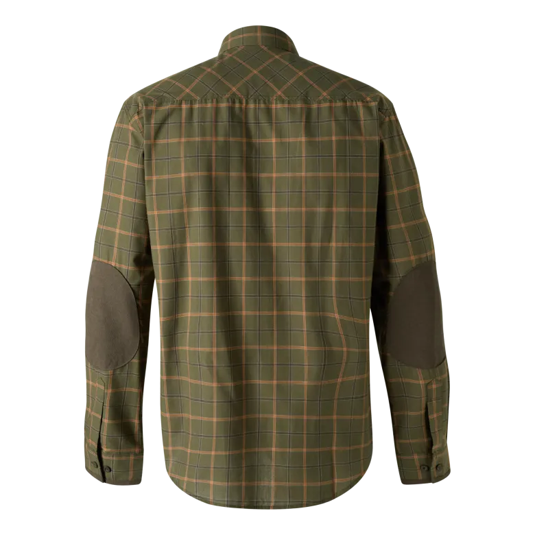 Wolf Shirt | Herr | Green/Terracotta