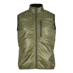 Wool Insulated Midlayer Vest | Herr | Moss Green