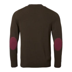 Wykin Wool Pullover Men | Dark Brown
