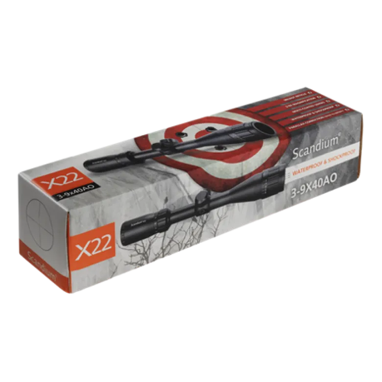 X22 3-9x40AO Kikarsikte